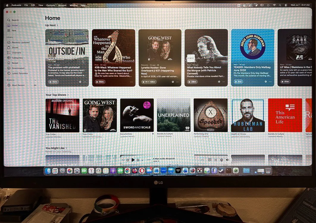 @allenm82 - I am such a fan for a good story - so I look to Podcasts and audiobooks as a way to almost dissociate and drift away from reality. It allows my mind to think freely, to be unencumbered. I also incorporate a handful of &ldquo;outdoor&rdquo