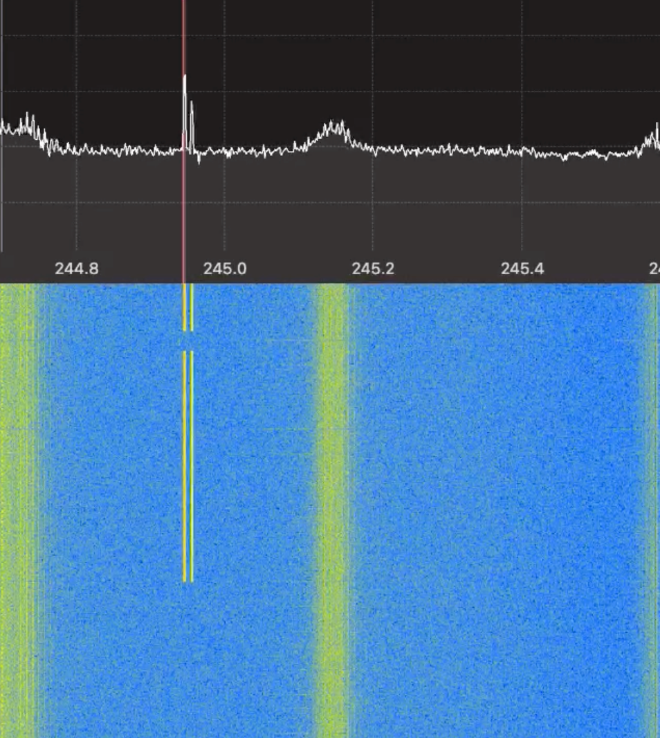 "Speedbird 244 cleared to land 27 left, the wind 270 3 knots” - " cleared to land 27 left, Speedbird 244” A conversation between cockpit and tower caught by the antenna, while I was tracing the flight routes at 14.22pm, 25th Oct, 2024, as stated in