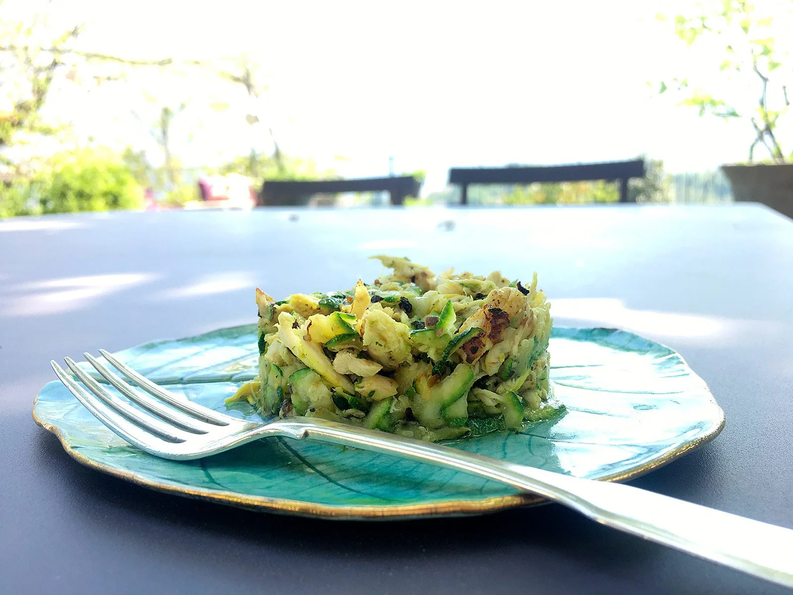 Straccetti di pollo al cardamomo con zucchine