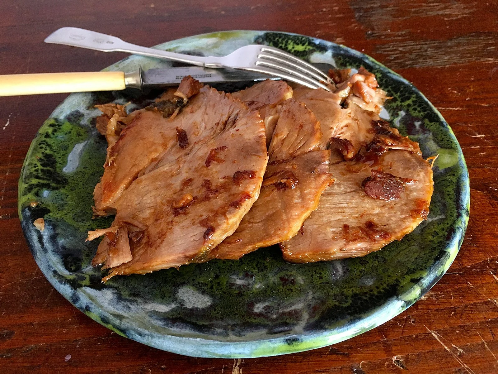 Arrosto di maiale al vino bianco con sedano