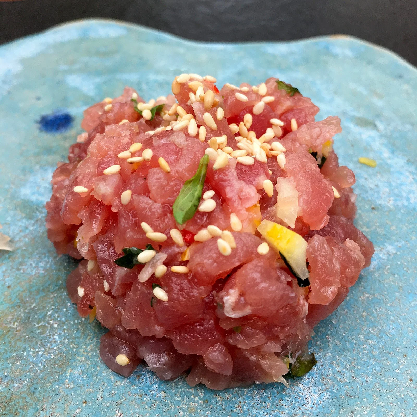 Tartare di tonno fresco al lime