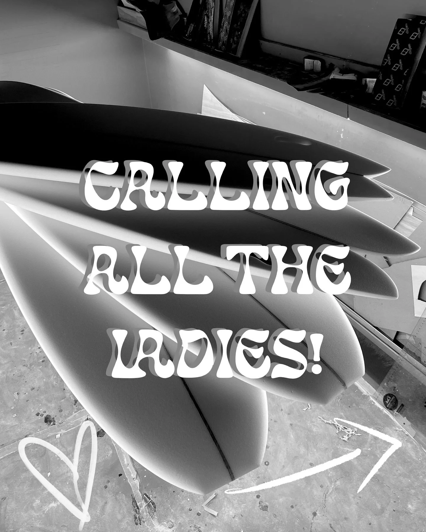 Calling all the ladies ⚡️ Rare stock board just dropped. Ready for glass so skip the queue, pick your colours and you&rsquo;ll be surfing real soon. Slide in the DMs or hit the web link in bio for more info.