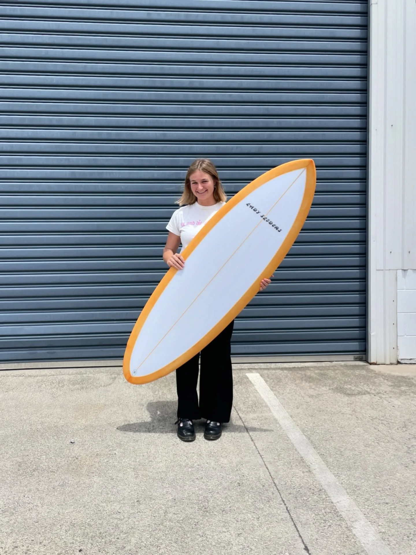 Pumped to make @arianashewry a board 😊 - major squeeze model 🍋 - fully custom dims to suit her, ridden as a full time twin 👯&zwj;♀️