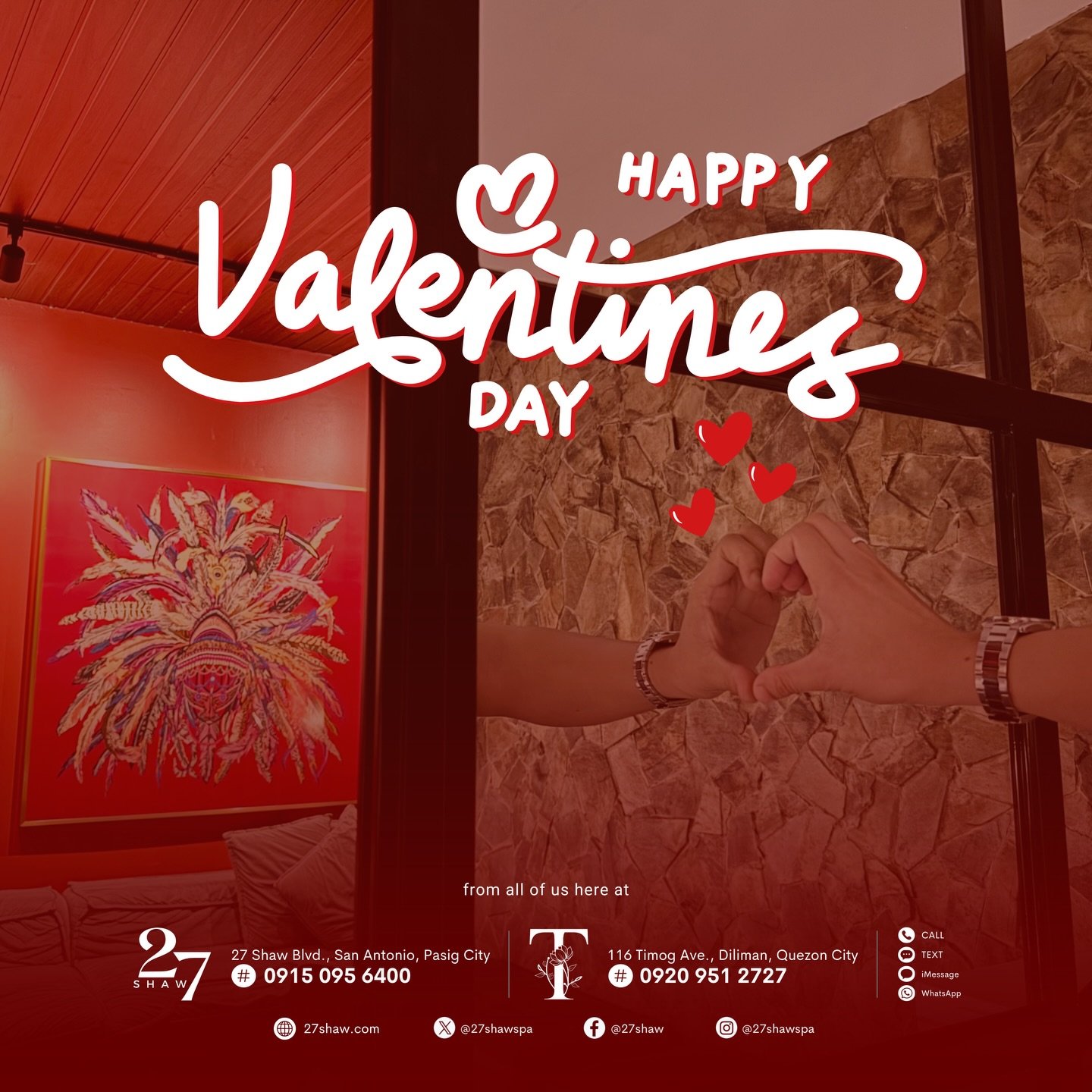 Soft hearts. Gentle moments. ✨
Relax into love this Valentine&rsquo;s. ❤️

#ThisIs27Shaw
#Tby27Shaw