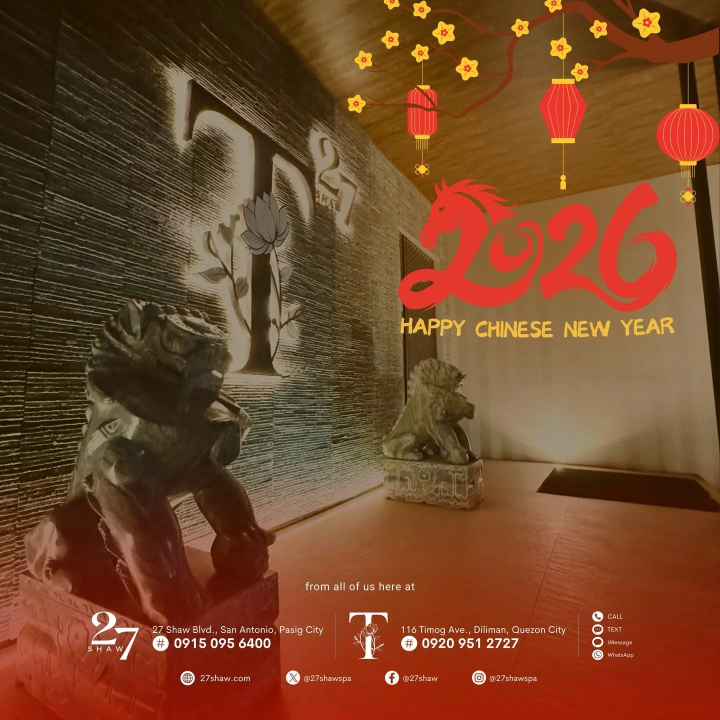 New year. New energy. 🧧
Unwind, refresh, and let prosperity flow. ✨

#ThisIs27Shaw
#Tby27Shaw