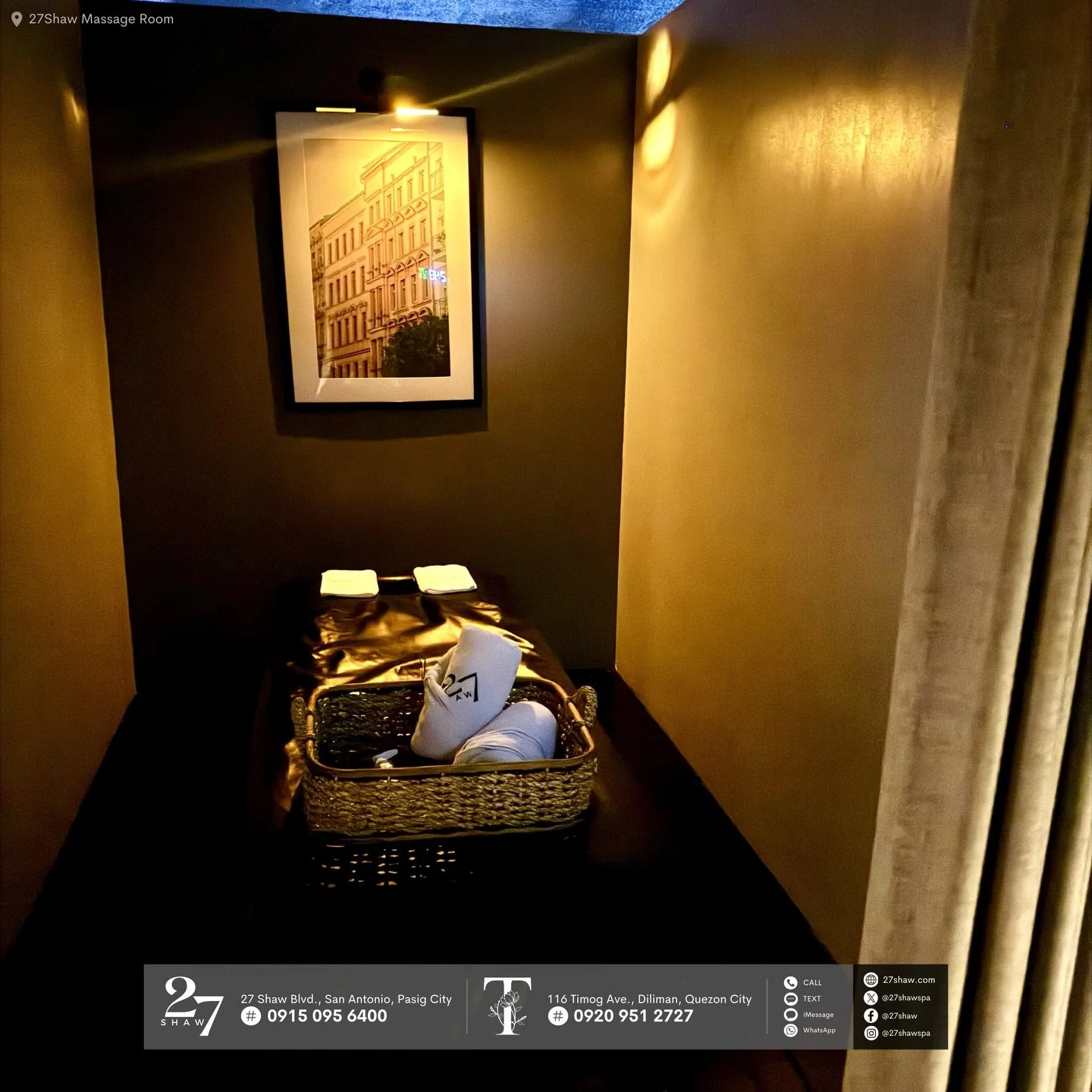 Refined touch, deep relaxation. 💆🏻&zwj;♂️

📍 27Shaw Massage Room

#ThisIs27Shaw
#Tby27Shaw