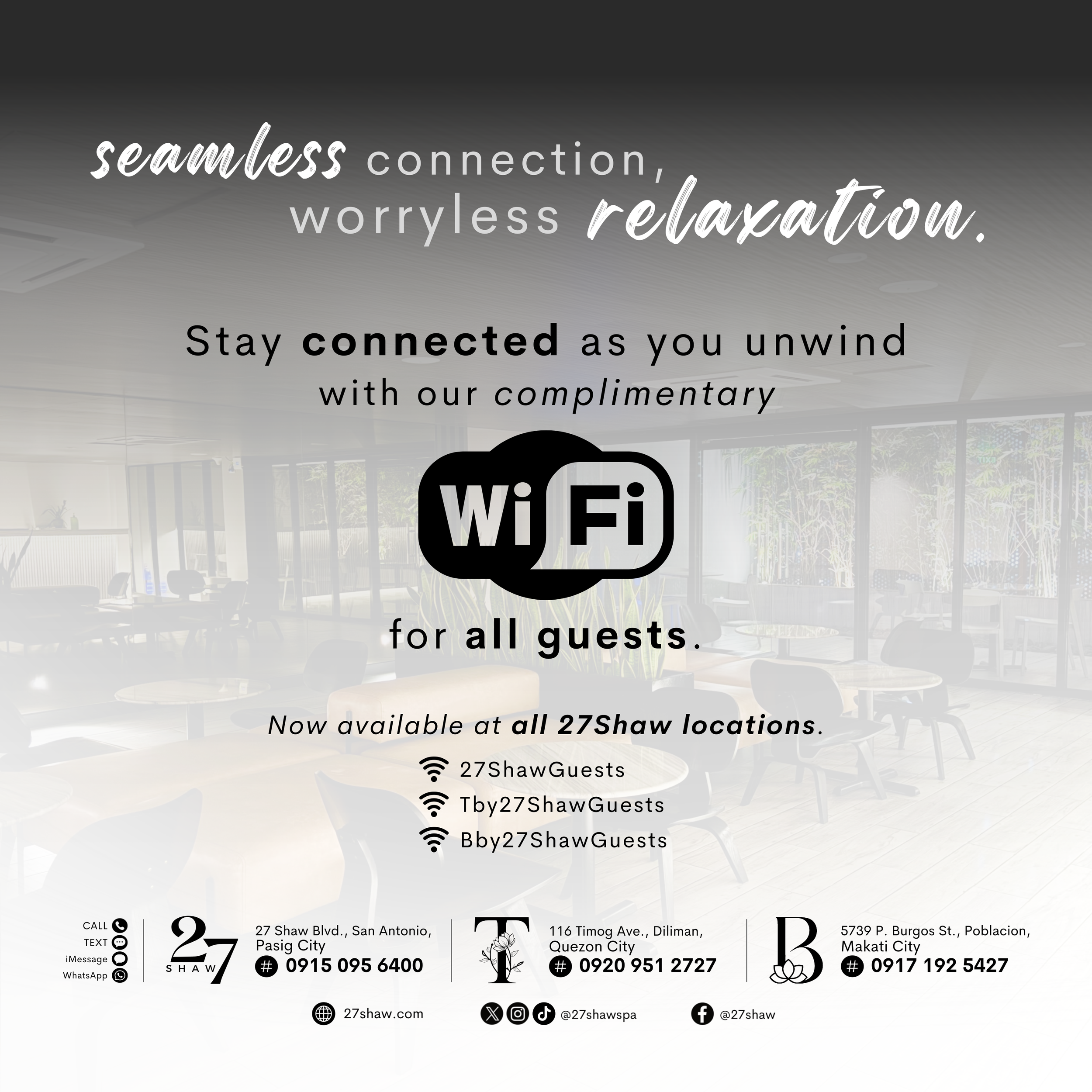 Complimentary Wi-Fi