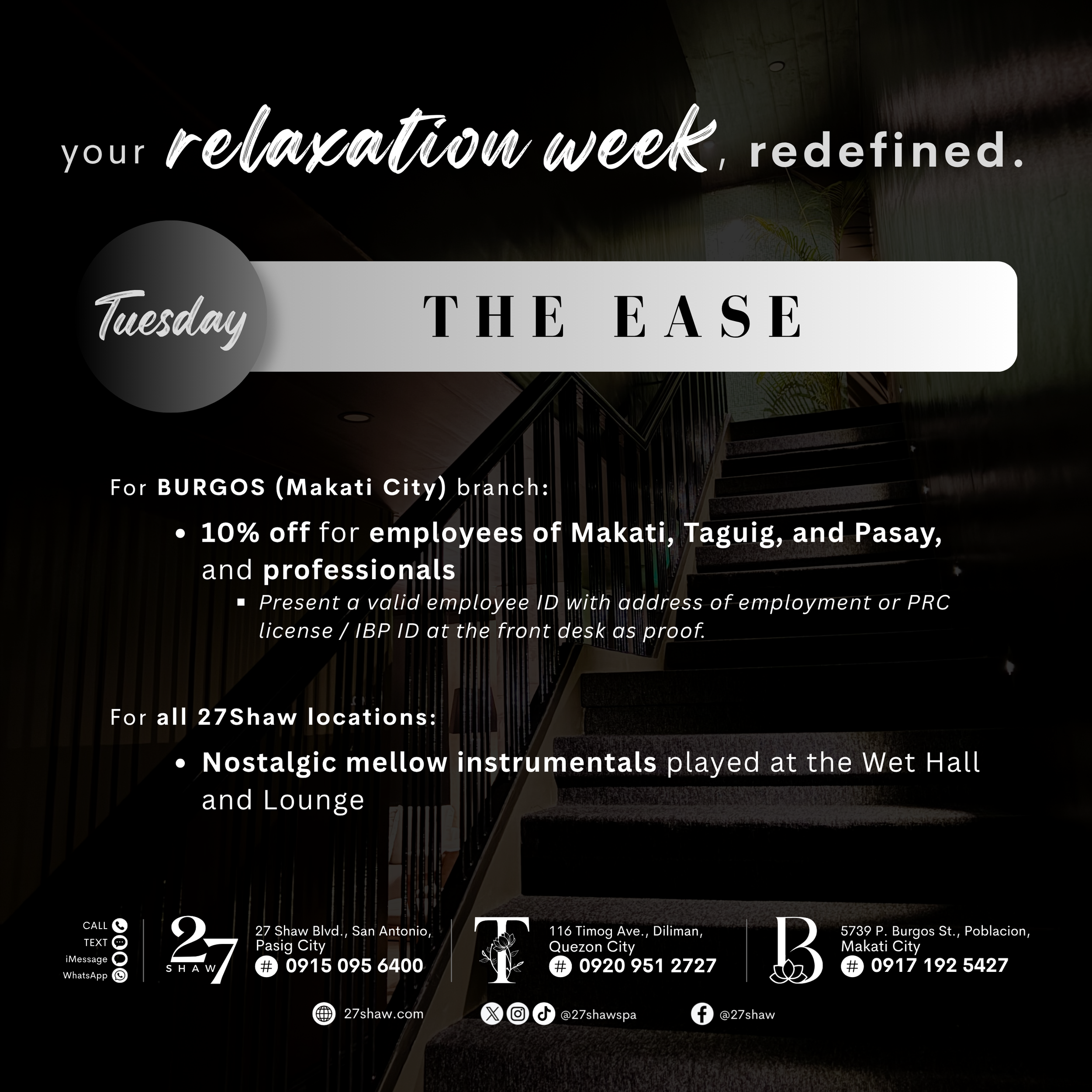 Tuesday - "The Ease"