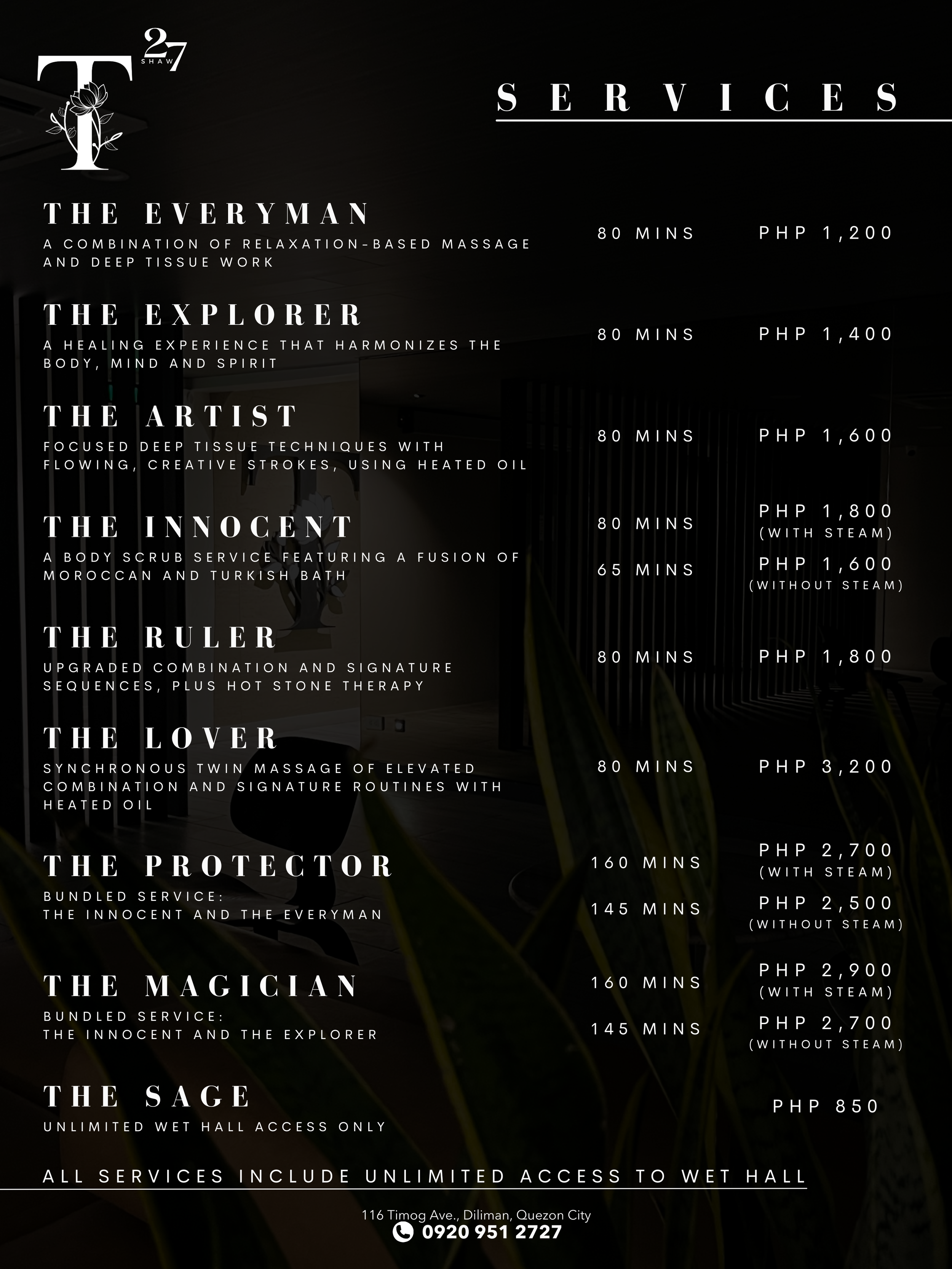 T by 27Shaw Menu (as of December 2025).png