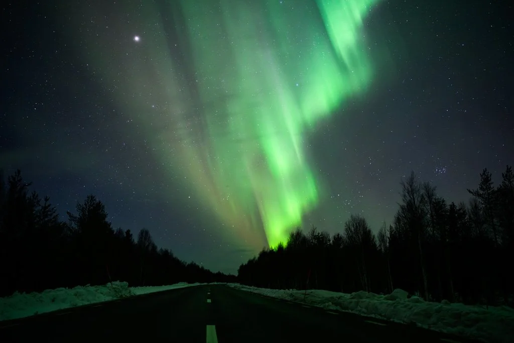 Lappland im Winter - Dunkle Stille &amp; Nordlichter