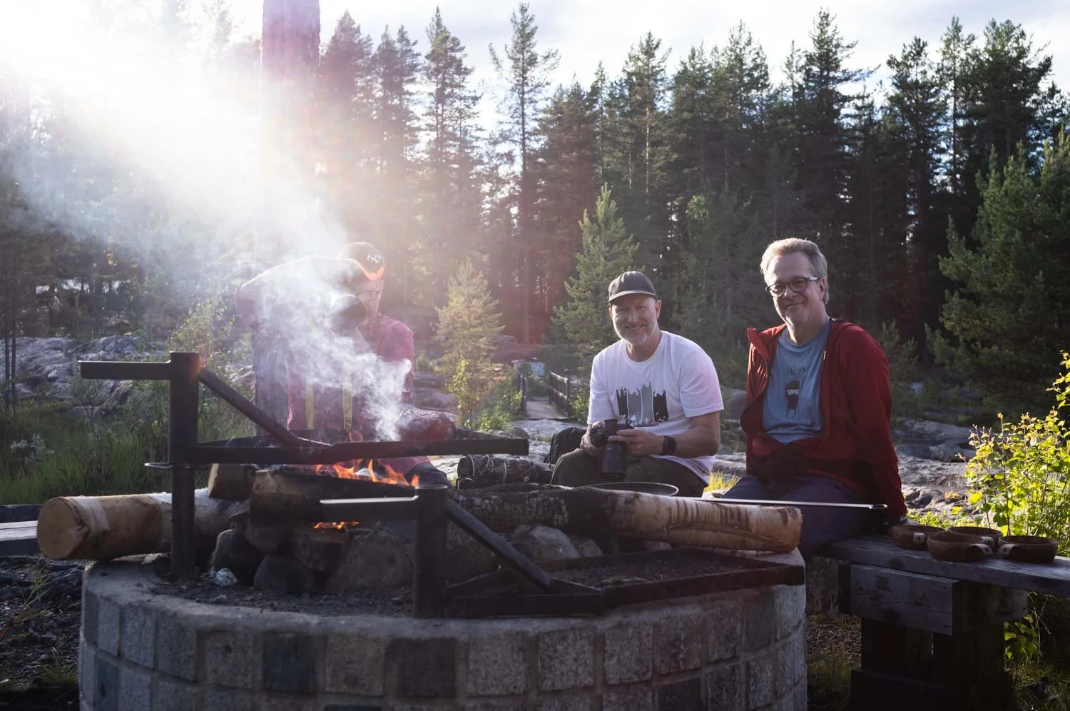 Lagerfeuer Storforsen