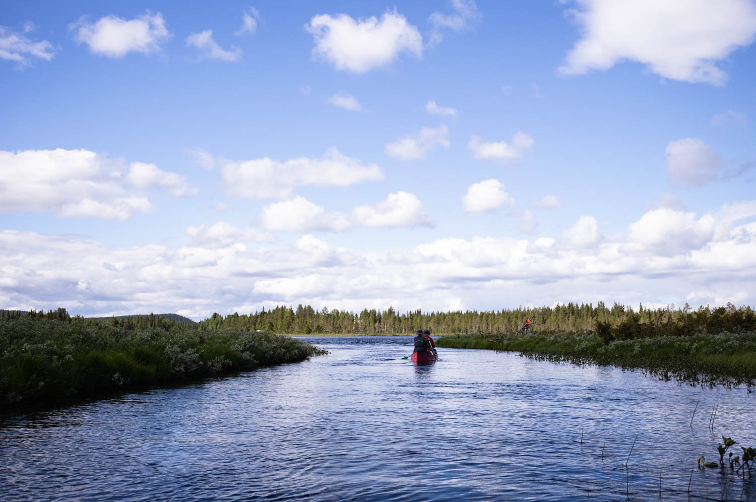 Kanufahren Lappland