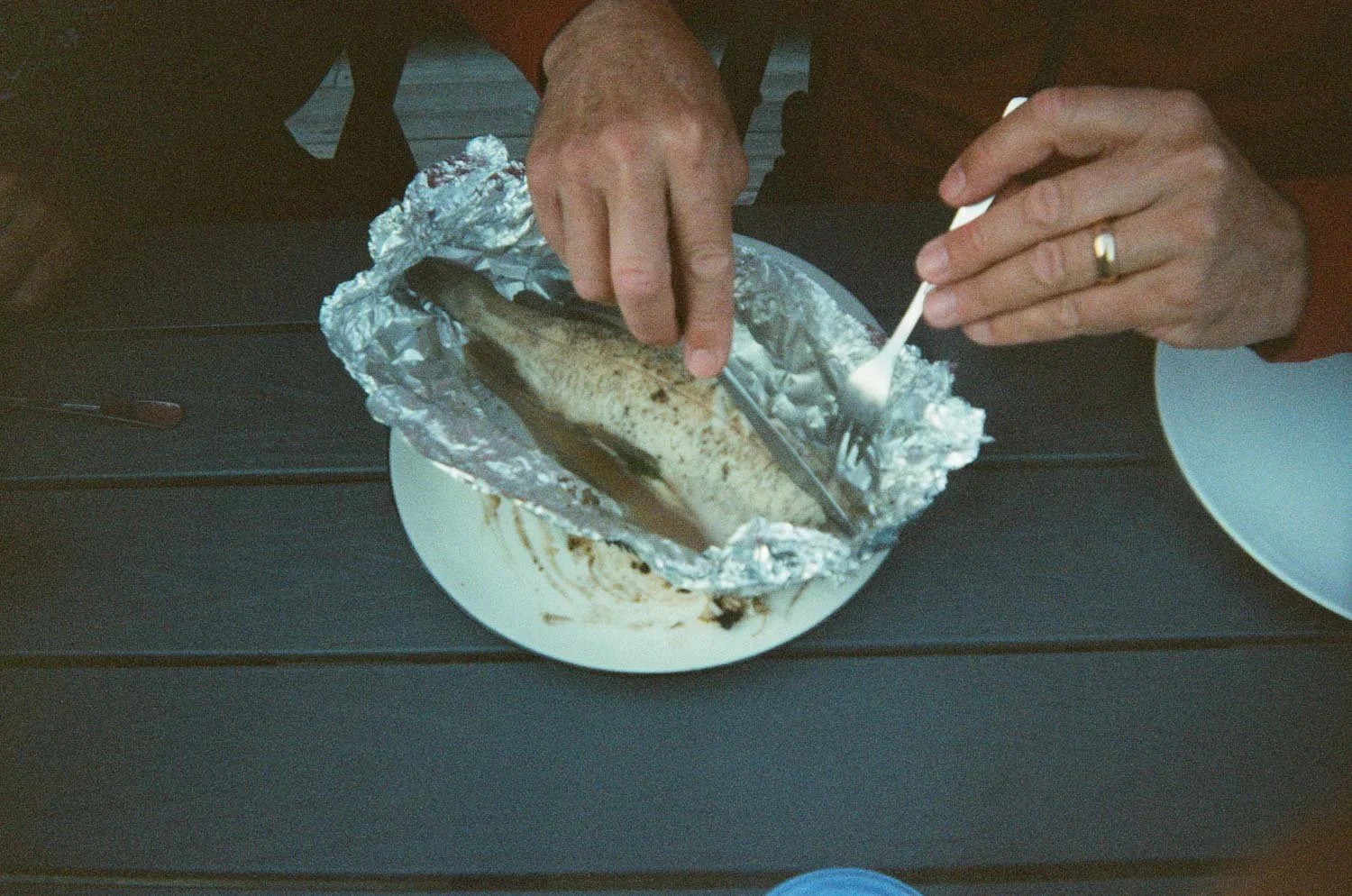 Fisch in Alufolie zubereitet