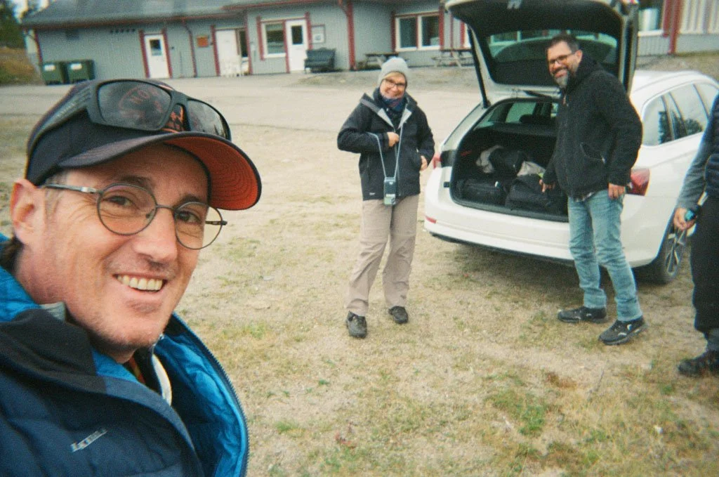 Frédéric Diserens mit Crew