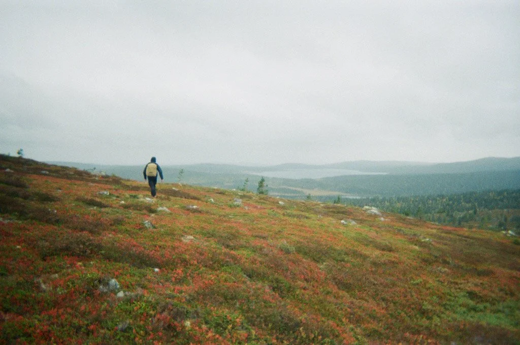 Frédéric Diserens am wandern