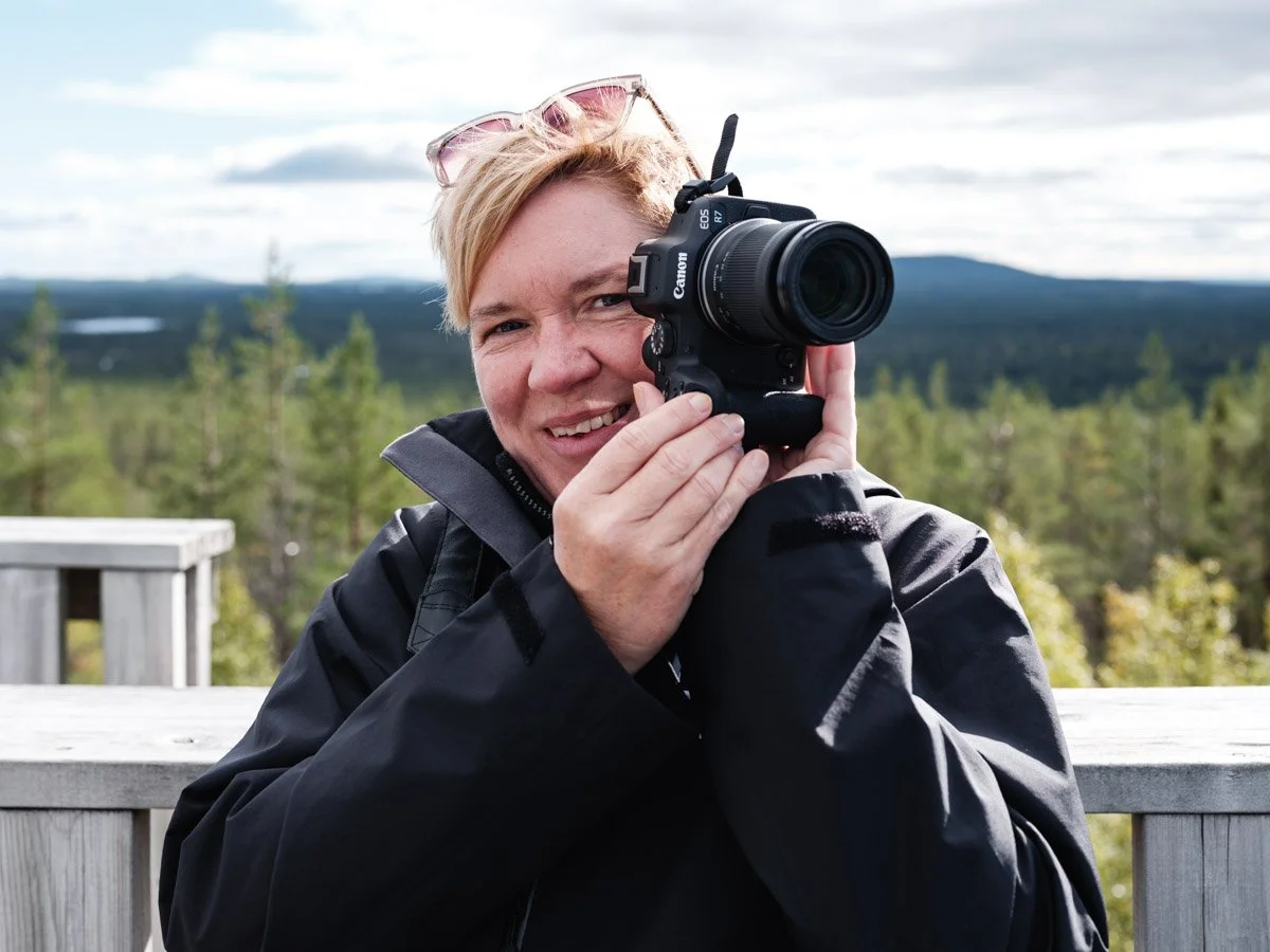 Fotokursteilnehmerin