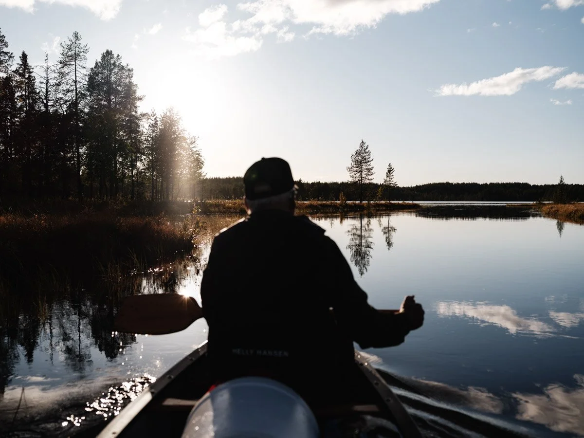 Kanutour Lappland