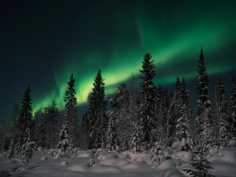 Nordlichter in Lappland