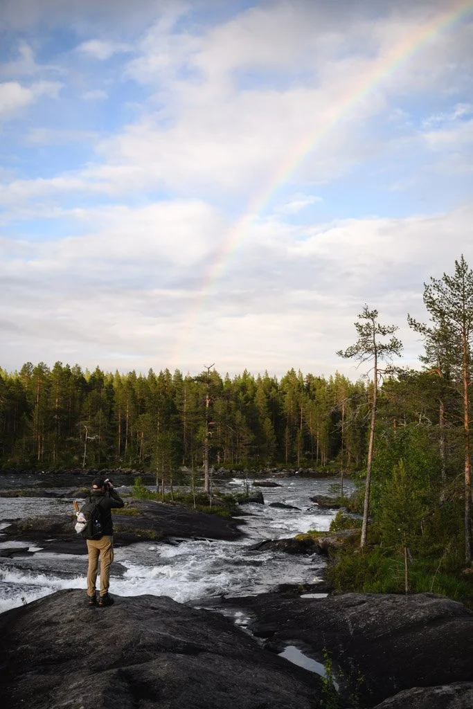 Regenbogen Trollforsen