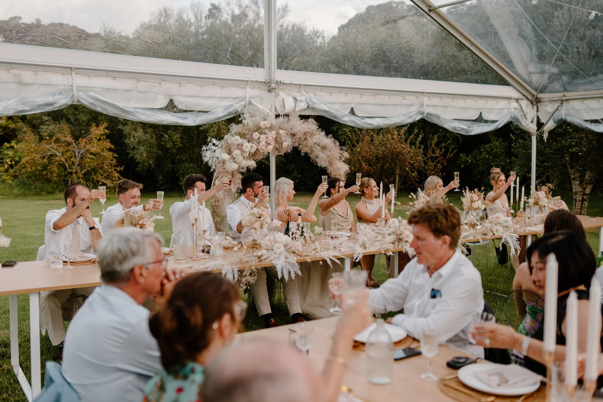 Russell, New Zealand Marquee Wedding Photographer - Auckland Wedding. Photography by Wild Souls