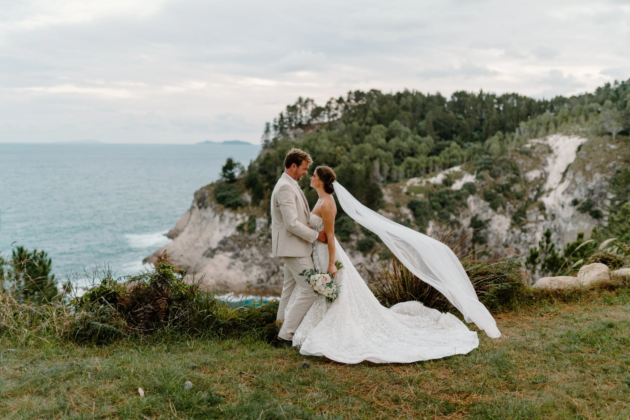 Orua Beach House Wedding photographed by Wild Souls