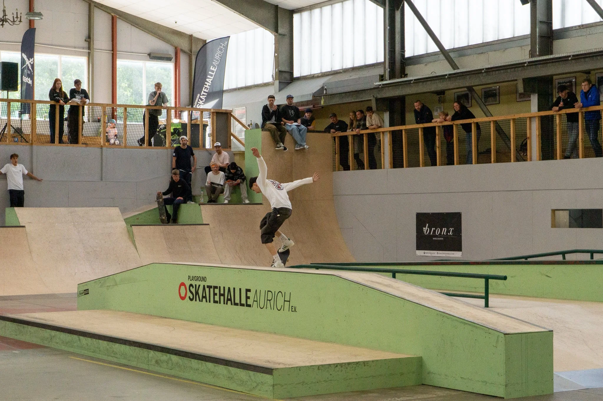 Die Northern Skate Series 2025 geht leider schon zu Ende und hier sind die Platzierungen vom letzten Contest in Aurich:

Gruppe D:
Boys:
1. Max Steenwerth
2. Levi Knappe

Girls:
1. Josie B&uuml;ter

Gruppe C:
1. Andrei Simion Chiriac

Gruppe B:
Boys:
