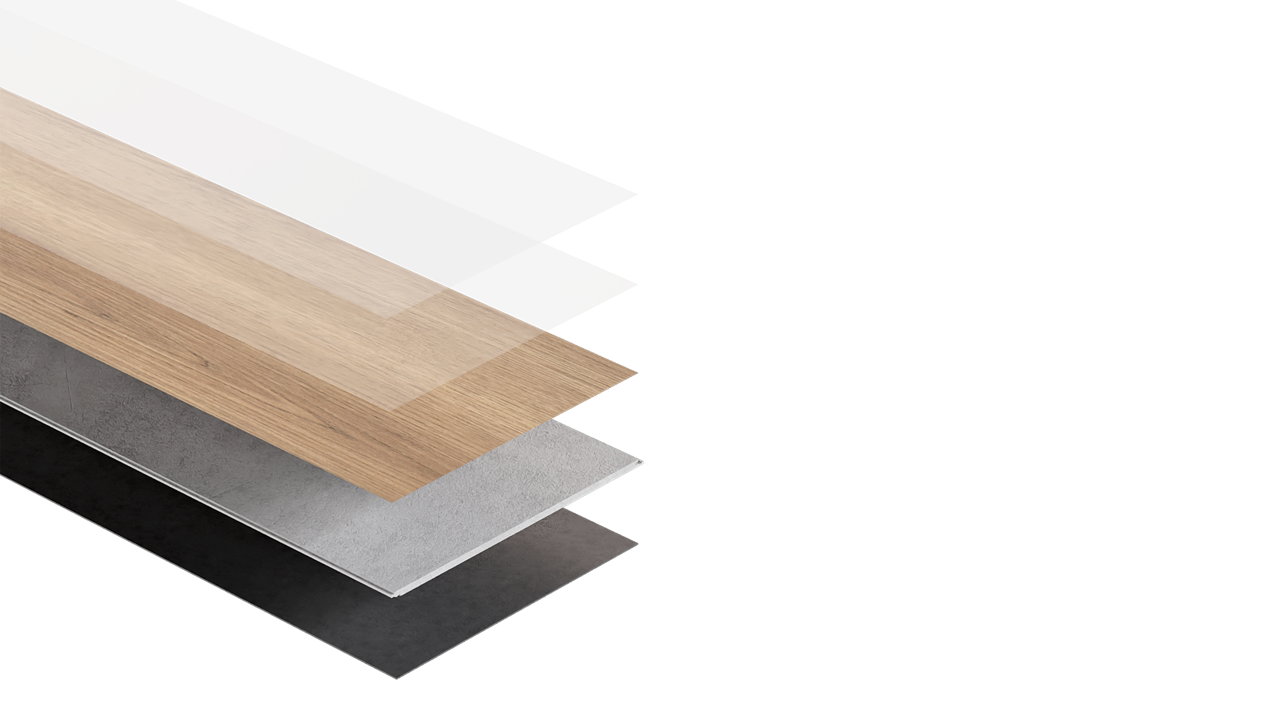 Vários tipos de pisos e revestimentos em camadas, incluindo madeira, cimento, pedra e outros materiais, dispostos de forma diagonal.