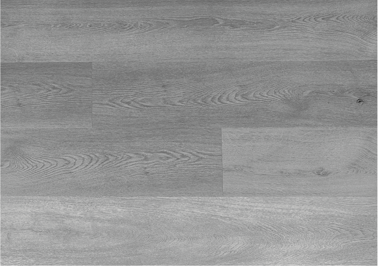 Piso de madeira cinza com textura de veios visíveis