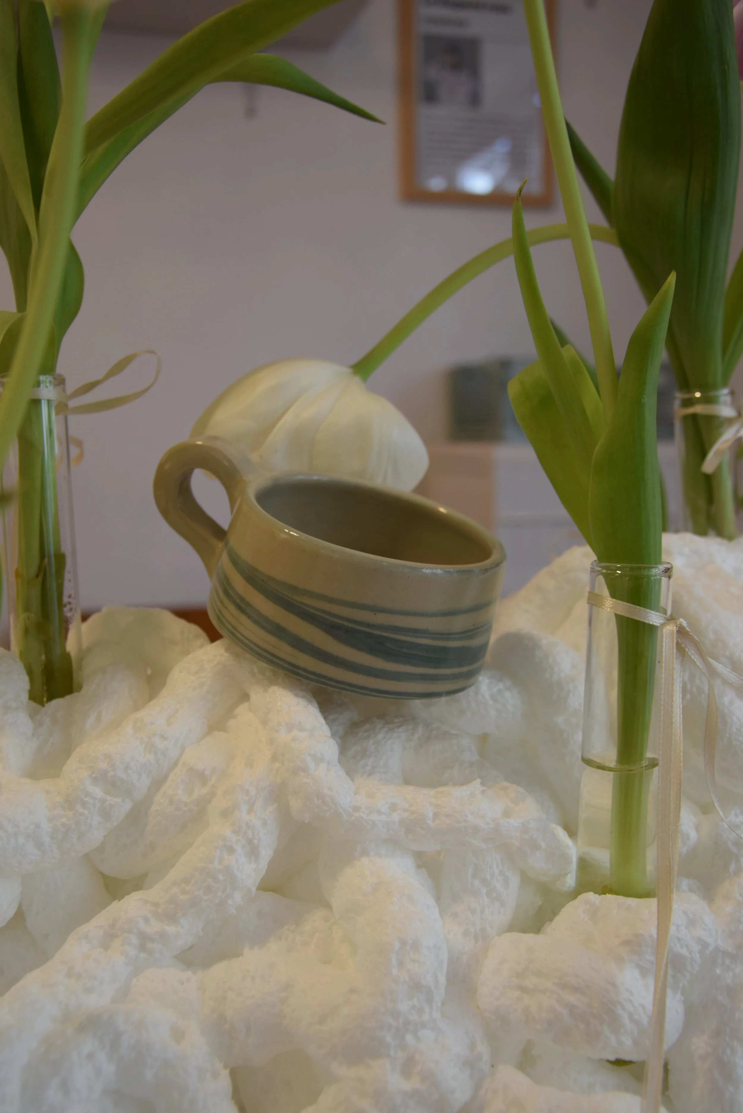Tasse Marbrée Bleue en Céramique
