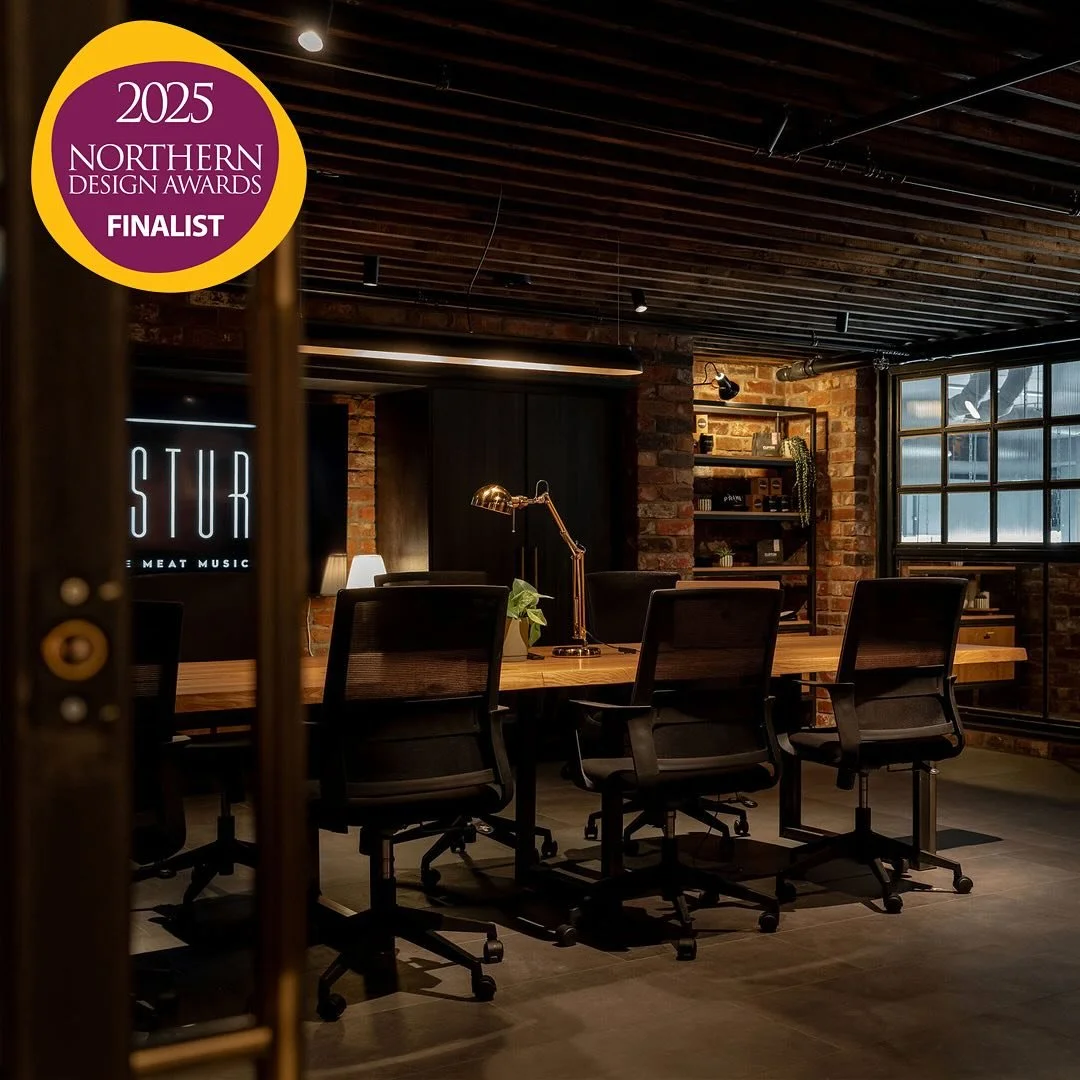 We’re honoured once again to have been shortlisted in this year’s @northerndesignawards - this time with Pasture’s Head Office + Test Kitchen. 
Chrisp + Waterhouse are known for creating hospitality spaces, so this was a really fun
