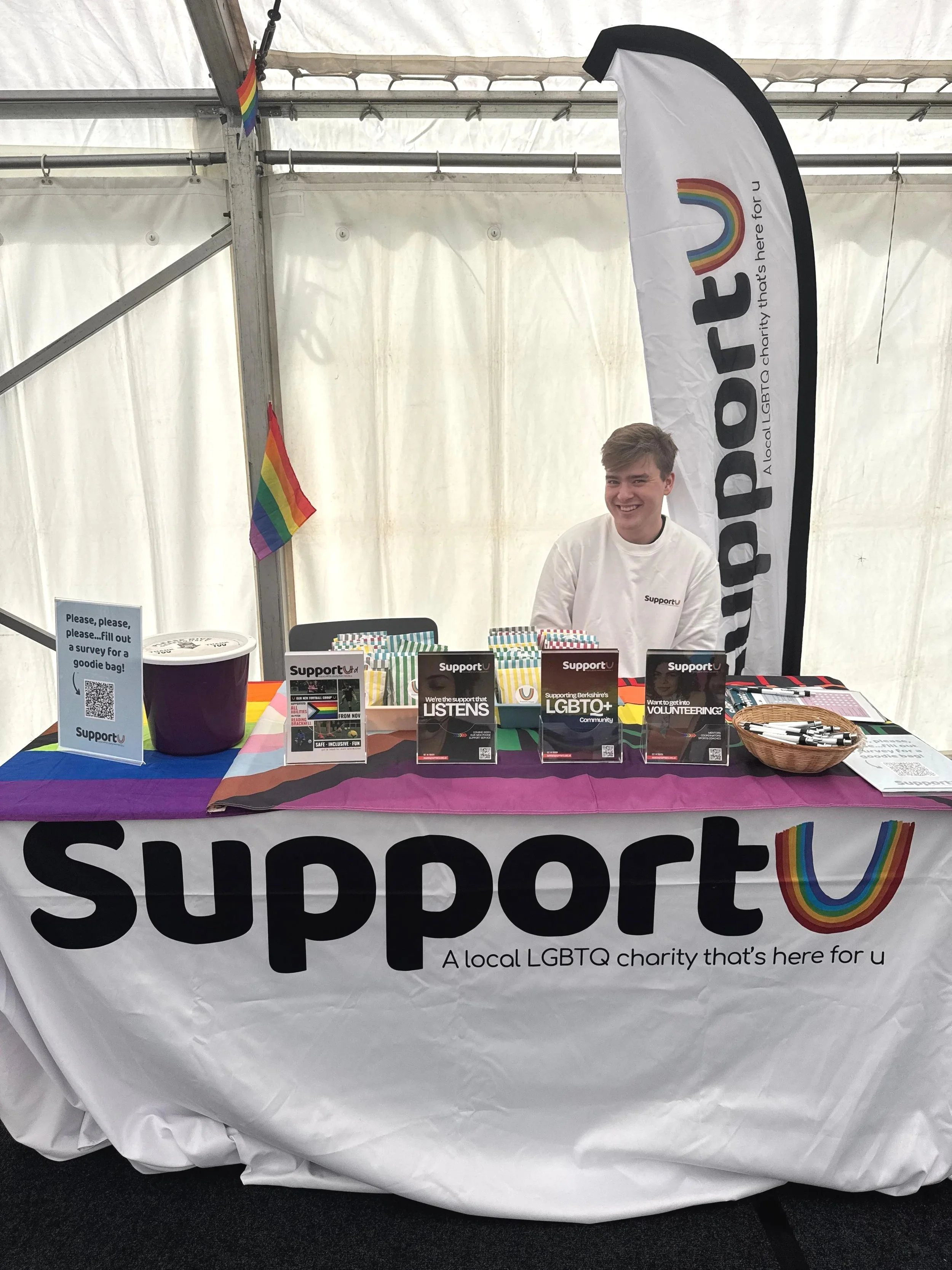 SupportU at Reading University Freshers’ Fair
