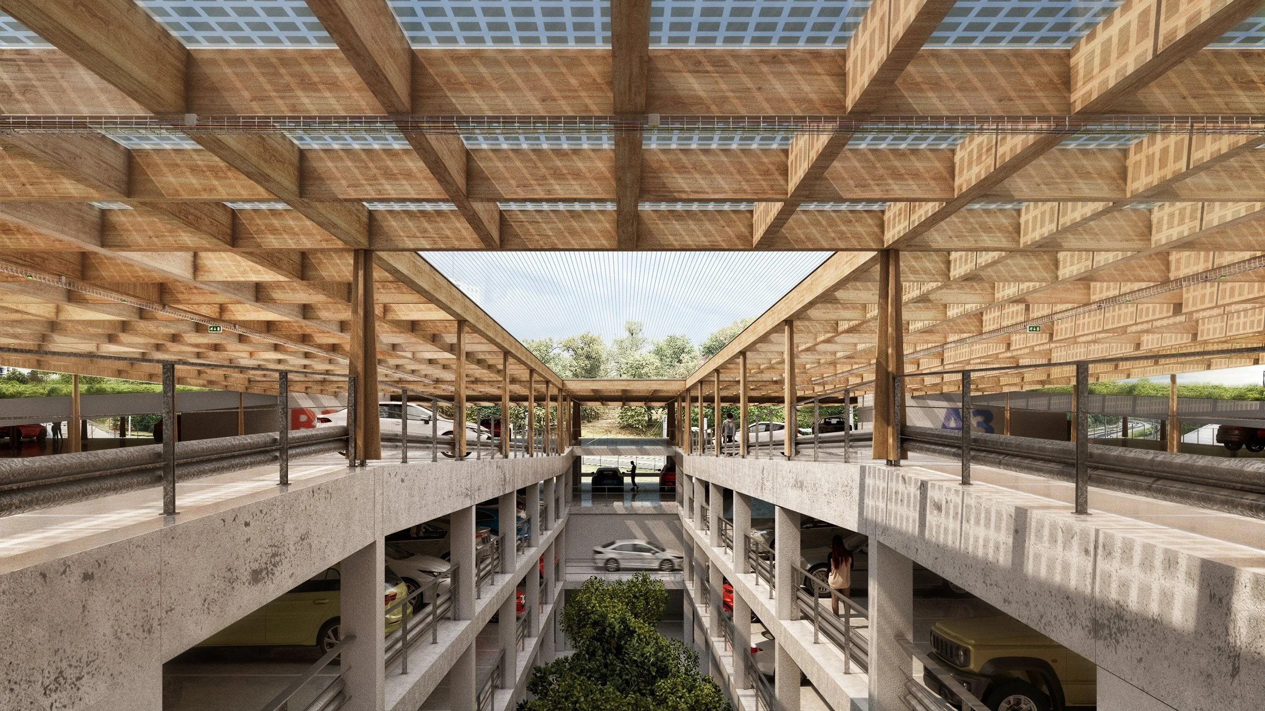 atelier King Kong,  Park-and-ride facility, Lormont 
