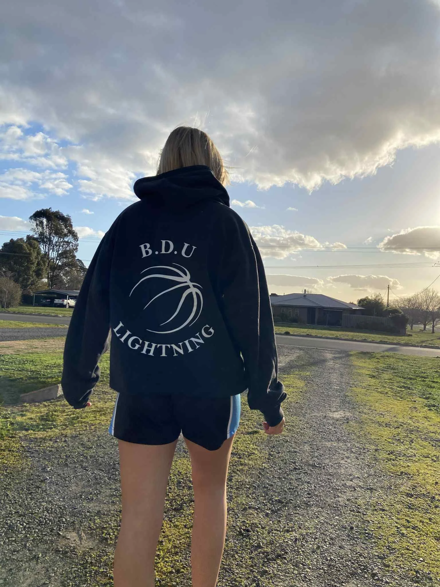 Lightning Basketball Hoodie