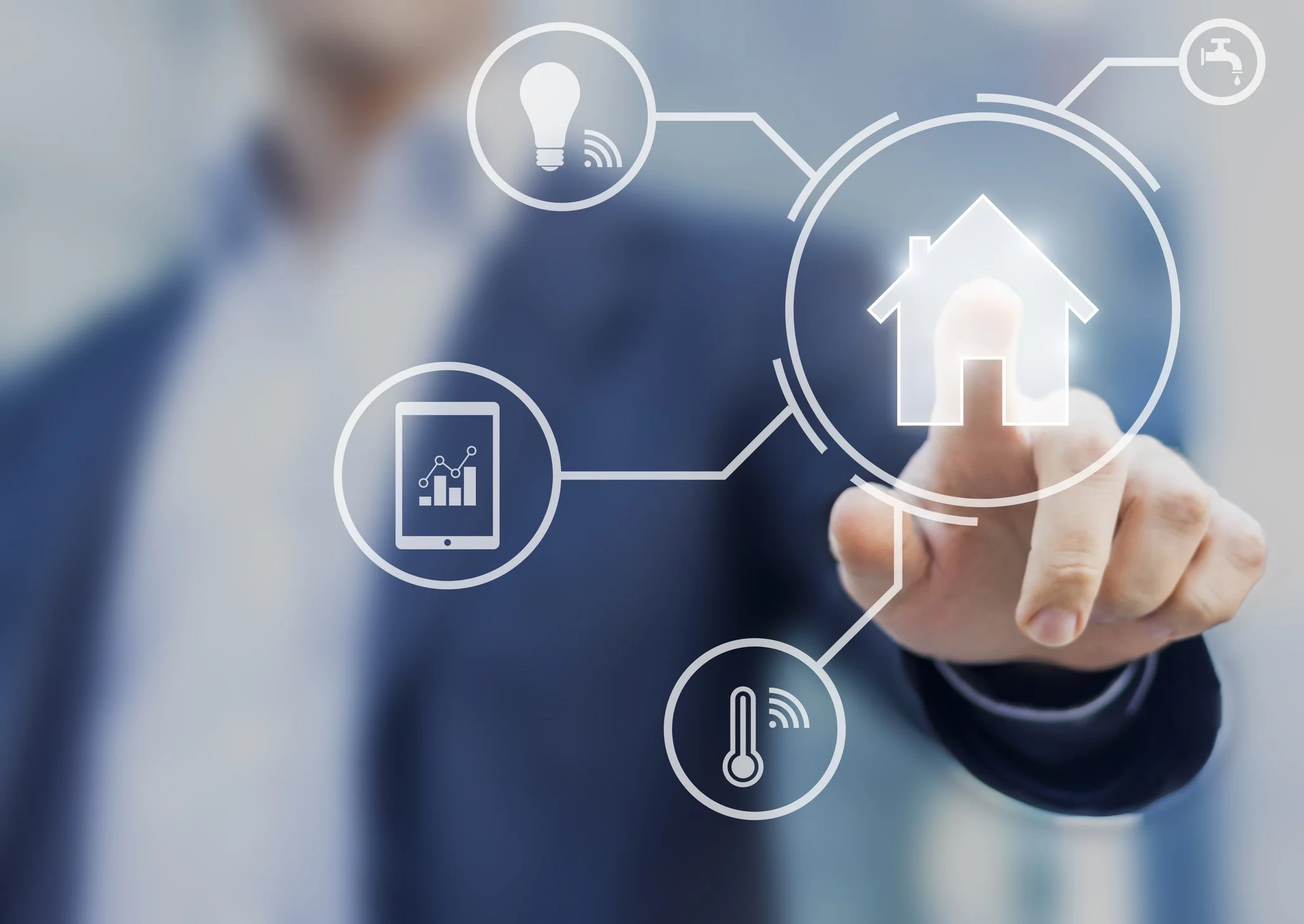 Image of a smart home wiring infographic picture