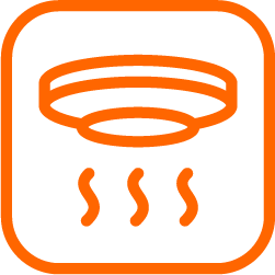 icon symbolising home smoke detector installation and maintenance in Perth by qualified electricians