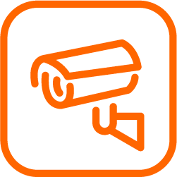 Icon of a security camera symbolising CCTV Security Installations in Perth