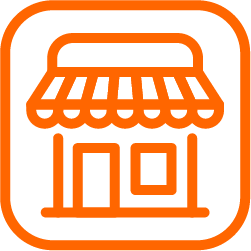 Icon of a restaurant symbolising hospitality electrical fitouts