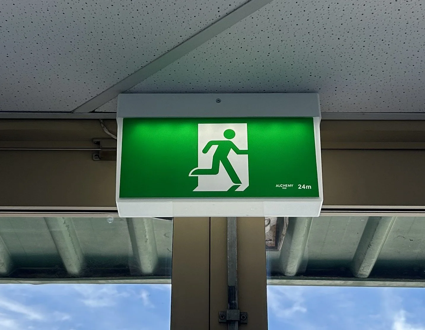 image of emergency lighting installed by electricians at Price Family Electrical