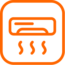 Air conditioning installation and wiring service icon – Perth electrical services