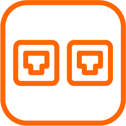 Icon symbolising data point installations Perth by Price Family Electrical