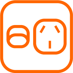 icon symbolising power outlet and power point installation in Perth by qualified residential electricians