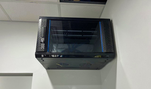 image of data rack installed by perth electricians