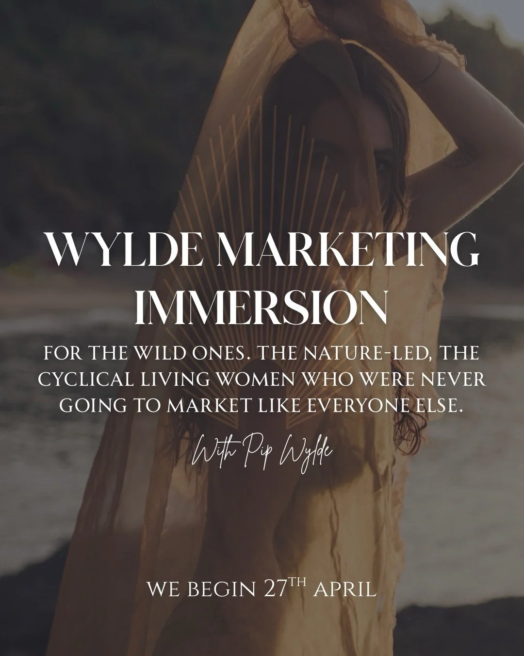 A marketing course for those of us who&rsquo;d rather be barefoot in a forest foraging and reading poetry? 🍃🌿

What??? Yes!!! The Wylde Marketing Immersion is open for booking (link in bio) and there&rsquo;s a juicy earlybird.

I get that marketing
