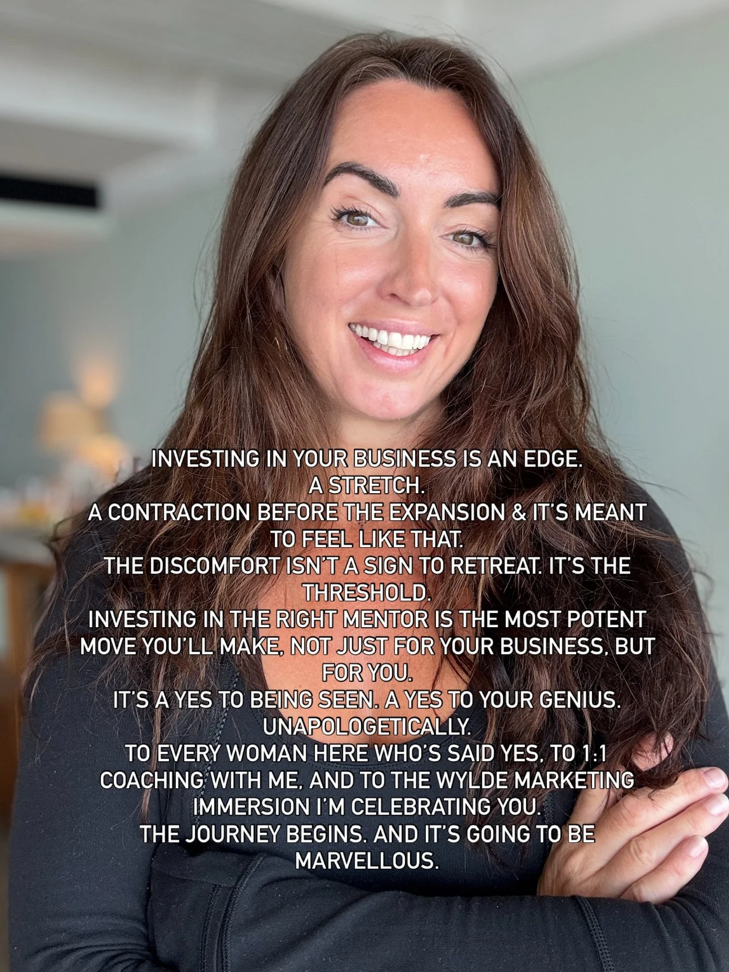 I&rsquo;m celebrating these women, I know it&rsquo;s not easy to say yes and make that investment, I know that edge.

My mentoring weaves audacious strategy with a wisdom from truly being able to see, with an intuitive understanding of what you are b