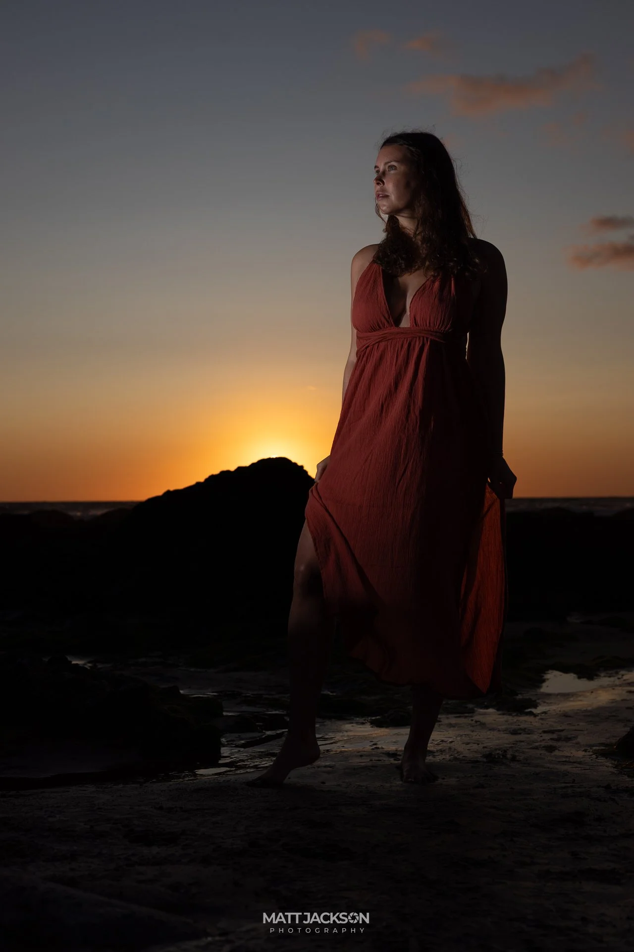 Learning to Light: My First Sunset Model Shoot