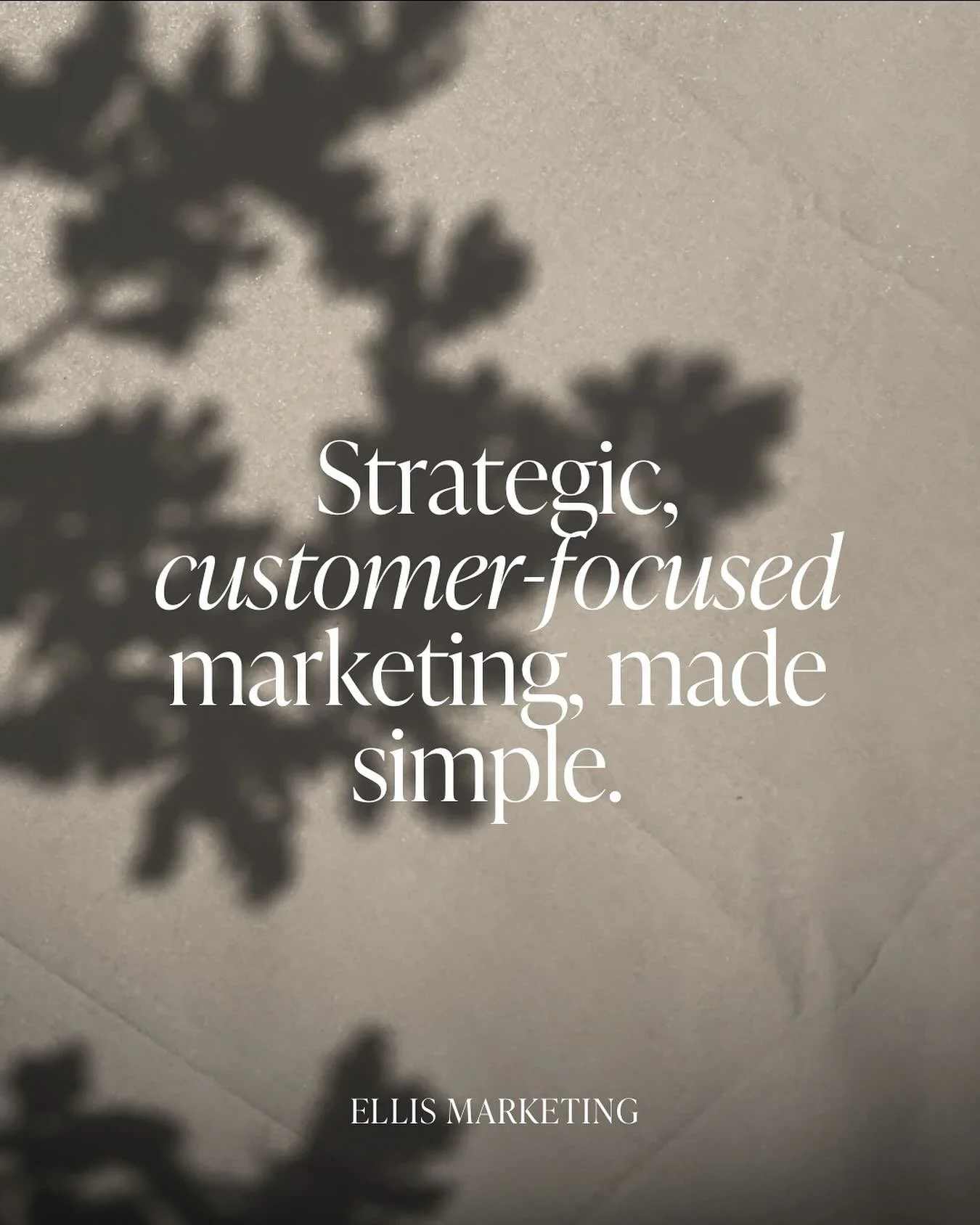 Your story, your customers&mdash;connected through smart marketing.