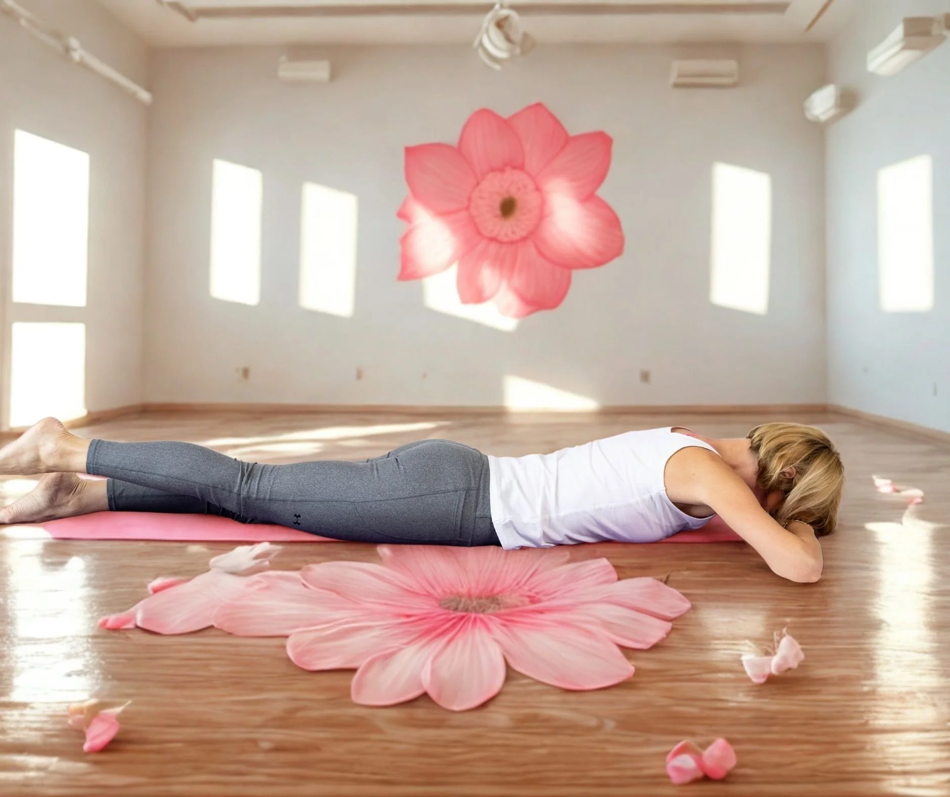 Woman exercising Aviva Method