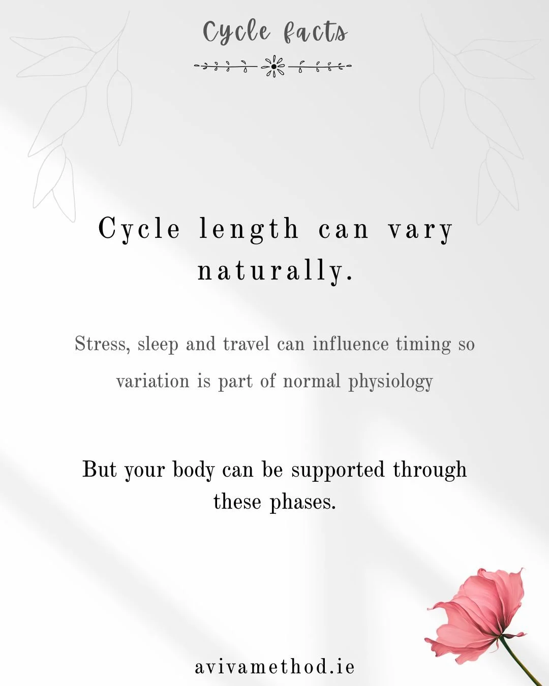 Stress is part of everyday life &mdash;
along with sleep, travel, and daily routines.

All of these can influence timing.

Your body is still working for you &mdash; it adapts.

And it can be supported.

#cyclehealth #womenshealth #hormonehealth #men