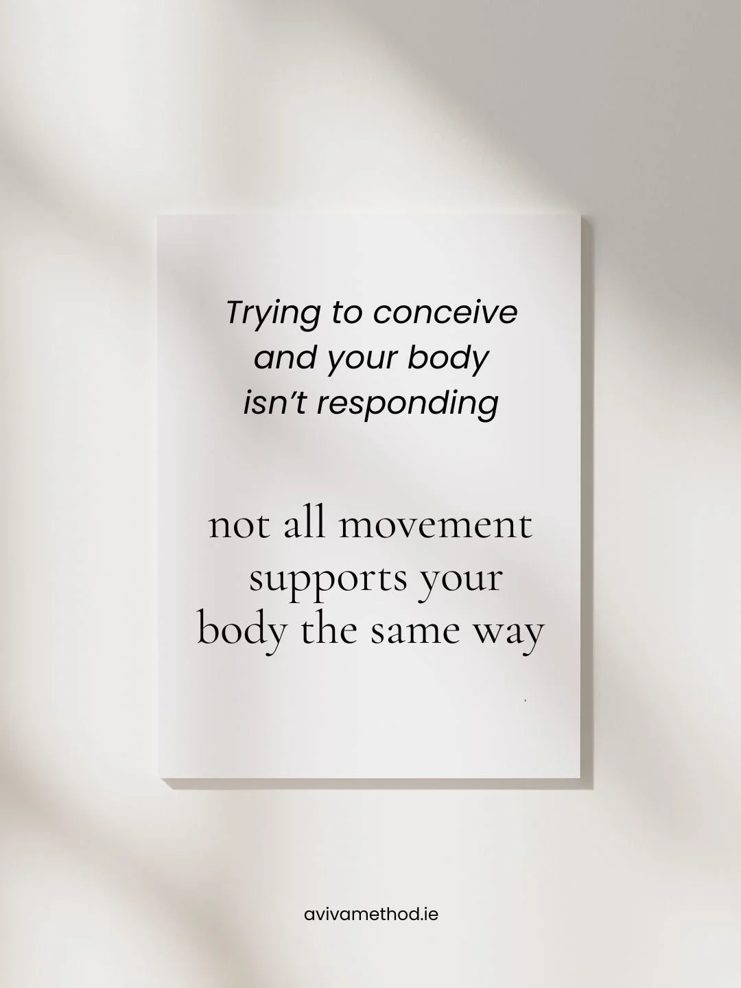 We often feel like we&rsquo;re doing enough &mdash;
running, yoga, the gym, pilates&hellip;

but not all movement supports your body the same way.

It&rsquo;s not just about effort.
It&rsquo;s about doing what your body actually needs.

Something I w