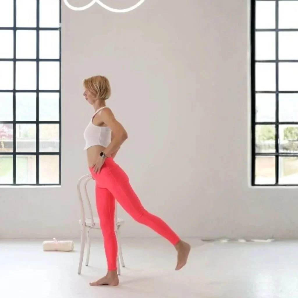 Agnes Berta exercising Aviva
